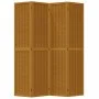 4-panel partition screen solid paulownia wood brown by vidaXL, Room dividers - Ref: Foro24-358819, Price: 121,59 €, Discount: %