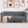 Dark gray velvet 2-seater sofa by vidaXL, Sofas - Ref: Foro24-372576, Price: 203,38 €, Discount: %