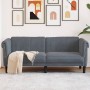 Dunkelgraues 2-Sitzer-Sofa aus Samt von vidaXL, Sofas - Ref: Foro24-372576, Preis: 204,61 €, Rabatt: %