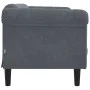 Dark gray velvet 2-seater sofa by vidaXL, Sofas - Ref: Foro24-372576, Price: 203,38 €, Discount: %