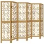 6-panel partition screen solid brown paulownia wood by vidaXL, Room dividers - Ref: Foro24-358873, Price: 121,76 €, Discount: %