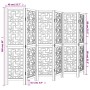 6-panel partition screen solid brown paulownia wood by vidaXL, Room dividers - Ref: Foro24-358873, Price: 123,72 €, Discount: %