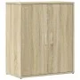 Sideboard aus Sonoma-Eichenholzwerkstoff, 60 x 31 x 70 cm von vidaXL, Sideboards - Ref: Foro24-840459, Preis: 62,01 €, Rabatt: %