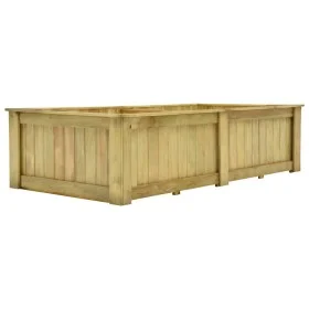 Blumenbeet aus imprägniertem Kiefernholz 196x100x50 cm von vidaXL, Töpfe und Pflanzgefäße - Ref: Foro24-49097, Preis: 272,96 ...