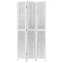 White Paulownia solid wood 3-panel dividing screen by vidaXL, Room dividers - Ref: Foro24-358672, Price: 107,05 €, Discount: %