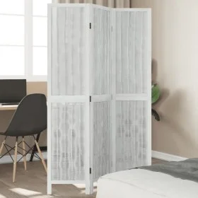 White Paulownia solid wood 3-panel dividing screen by vidaXL, Room dividers - Ref: Foro24-358670, Price: 91,27 €, Discount: %