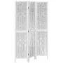 White Paulownia solid wood 3-panel dividing screen by vidaXL, Room dividers - Ref: Foro24-358670, Price: 91,27 €, Discount: %