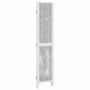 3-teilige Trennwand aus weißem Paulownia-Massivholz von vidaXL, Raumteiler - Ref: Foro24-358670, Preis: 93,00 €, Rabatt: %