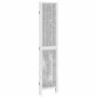 White Paulownia solid wood 3-panel dividing screen by vidaXL, Room dividers - Ref: Foro24-358670, Price: 91,27 €, Discount: %