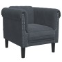 Dreiteilige Sofagarnitur aus dunkelgrauem Samt von vidaXL, Sofas - Ref: Foro24-3209210, Preis: 730,91 €, Rabatt: %