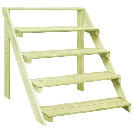Soporte para plantas madera de pino impregnada 80x80x80 cm de vidaXL, Soportes para macetas - Ref: Foro24-49104, Precio: 63,9...