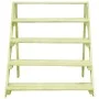 Soporte para plantas madera de pino impregnada 80x80x80 cm de vidaXL, Soportes para macetas - Ref: Foro24-49104, Precio: 63,9...