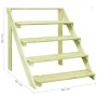 Pflanzenständer imprägniertes Kiefernholz 80x80x80 cm von vidaXL, Topfständer - Ref: Foro24-49104, Preis: 65,07 €, Rabatt: %
