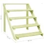 Soporte para plantas madera de pino impregnada 80x80x80 cm de vidaXL, Soportes para macetas - Ref: Foro24-49104, Precio: 63,9...
