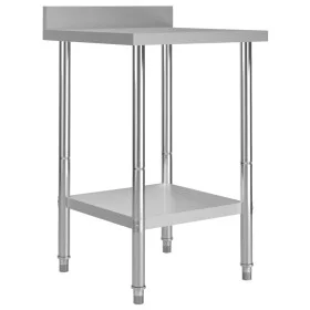 Kitchen work table and backsplash stainless steel 60x60x93 cm by vidaXL, Restoration - Ref: Foro24-51185, Price: 104,94 €, Di...