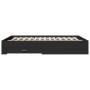 Estructura cama con cajones madera ingeniería negra 150x200 cm de vidaXL, Camas y somieres - Ref: Foro24-3280378, Precio: 203...
