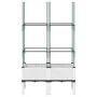 Planter with white PP trellis 80x40x142.5 cm by vidaXL, Pots and planters - Ref: Foro24-367954, Price: 42,82 €, Discount: %