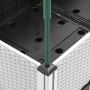 Planter with white PP trellis 80x40x142.5 cm by vidaXL, Pots and planters - Ref: Foro24-367954, Price: 43,32 €, Discount: %