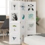 White Paulownia solid wood 3-panel dividing screen by vidaXL, Room dividers - Ref: Foro24-358685, Price: 109,21 €, Discount: %