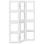 3-teilige Trennwand aus weißem Paulownia-Massivholz von vidaXL, Raumteiler - Ref: Foro24-358685, Preis: 101,75 €, Rabatt: %