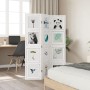 White Paulownia solid wood 3-panel dividing screen by vidaXL, Room dividers - Ref: Foro24-358685, Price: 109,21 €, Discount: %