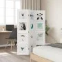 White Paulownia solid wood 3-panel dividing screen by vidaXL, Room dividers - Ref: Foro24-358685, Price: 91,51 €, Discount: %