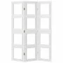 White Paulownia solid wood 3-panel dividing screen by vidaXL, Room dividers - Ref: Foro24-358685, Price: 91,51 €, Discount: %
