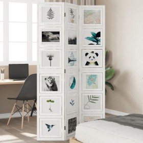White Paulownia solid wood 3-panel dividing screen by vidaXL, Room dividers - Ref: Foro24-358687, Price: 110,74 €, Discount: %