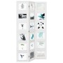 White Paulownia solid wood 3-panel dividing screen by vidaXL, Room dividers - Ref: Foro24-358687, Price: 136,25 €, Discount: %