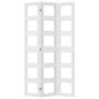 3-teilige Trennwand aus weißem Paulownia-Massivholz von vidaXL, Raumteiler - Ref: Foro24-358687, Preis: 110,74 €, Rabatt: %