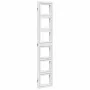 3-teilige Trennwand aus weißem Paulownia-Massivholz von vidaXL, Raumteiler - Ref: Foro24-358687, Preis: 109,20 €, Rabatt: %