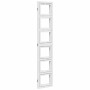 3-teilige Trennwand aus weißem Paulownia-Massivholz von vidaXL, Raumteiler - Ref: Foro24-358687, Preis: 110,74 €, Rabatt: %