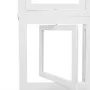 Biombo separador de 4 paneles madera maciza Paulownia blanco de vidaXL, Divisores de ambientes - Ref: Foro24-358691, Precio: ...