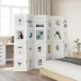 White Paulownia solid wood 6-panel dividing screen by vidaXL, Room dividers - Ref: Foro24-358698, Price: 160,58 €, Discount: %