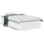 White engineered wood bed with drawers 75x190 cm by vidaXL, Beds and slatted bases - Ref: Foro24-3280440, Price: 108,39 €, Di...