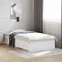 Weißes Holzwerkstoffbett mit Schubladen 75x190 cm von vidaXL, Betten und Lattenroste - Ref: Foro24-3280440, Preis: 106,35 €, ...