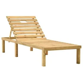 Impregnated pine wood lounger by vidaXL, Loungers - Ref: Foro24-49087, Price: 87,99 €, Discount: %