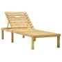 Tumbona de madera de pino impregnada de vidaXL, Tumbonas - Ref: Foro24-49087, Precio: 87,99 €, Descuento: %