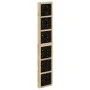 Trennwand 6 Paneele aus massivem Paulownia-Holz braun schwarz von vidaXL, Raumteiler - Ref: Foro24-358812, Preis: 192,93 €, R...