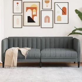 2 seater sofa dark gray fabric by vidaXL, Sofas - Ref: Foro24-372605, Price: 206,72 €, Discount: %