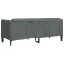 2 seater sofa dark gray fabric by vidaXL, Sofas - Ref: Foro24-372605, Price: 206,72 €, Discount: %