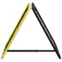 Rebotador de doble cara ajustable acero amarillo y negro de vidaXL, Accesorios para porterías de fútbol - Ref: Foro24-4007969...