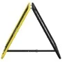 Verstellbarer doppelseitiger Rebounder aus gelbem und schwarzem Stahl von vidaXL, Zubehör für Fußballtore - Ref: Foro24-40079...