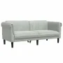 Zweiteilige Sofagarnitur aus hellgrauem Samt von vidaXL, Sofas - Ref: Foro24-3209219, Preis: 466,70 €, Rabatt: %