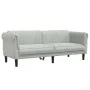 Light gray velvet 2-piece sofa set by vidaXL, Sofas - Ref: Foro24-3209219, Price: 466,70 €, Discount: %