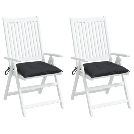 Gartenpalettenkissen 2 Stück Oxford-Stoff schwarz 50x50x7 cm von vidaXL, Kissen für Stühle und Sofas - Ref: Foro24-361528, Pr...