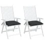 Gartenpalettenkissen 2 Stück Oxford-Stoff schwarz 50x50x7 cm von vidaXL, Kissen für Stühle und Sofas - Ref: Foro24-361528, Pr...