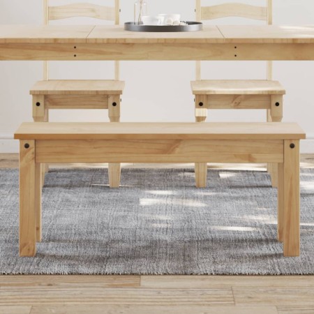 Panama-Essbank aus massivem Kiefernholz 105x30x45 cm von vidaXL, Ess- und Küchenbänke - Ref: Foro24-4005711, Preis: 103,07 €,...