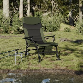 Fishing chair with folding armrests green by vidaXL, Garden chairs - Ref: Foro24-4006416, Price: 119,37 €, Discount: %