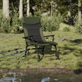 Fishing chair with folding armrests green by vidaXL, Garden chairs - Ref: Foro24-4006416, Price: 135,64 €, Discount: %
